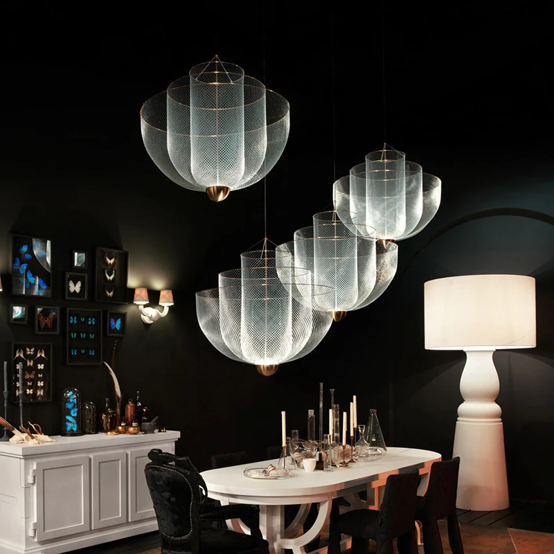 Дизайнерская люстра в скандинавском стиле Освещение для столовой люстра Meshmatics Люстра Art Home Decor Люстра Meshmatics - 3