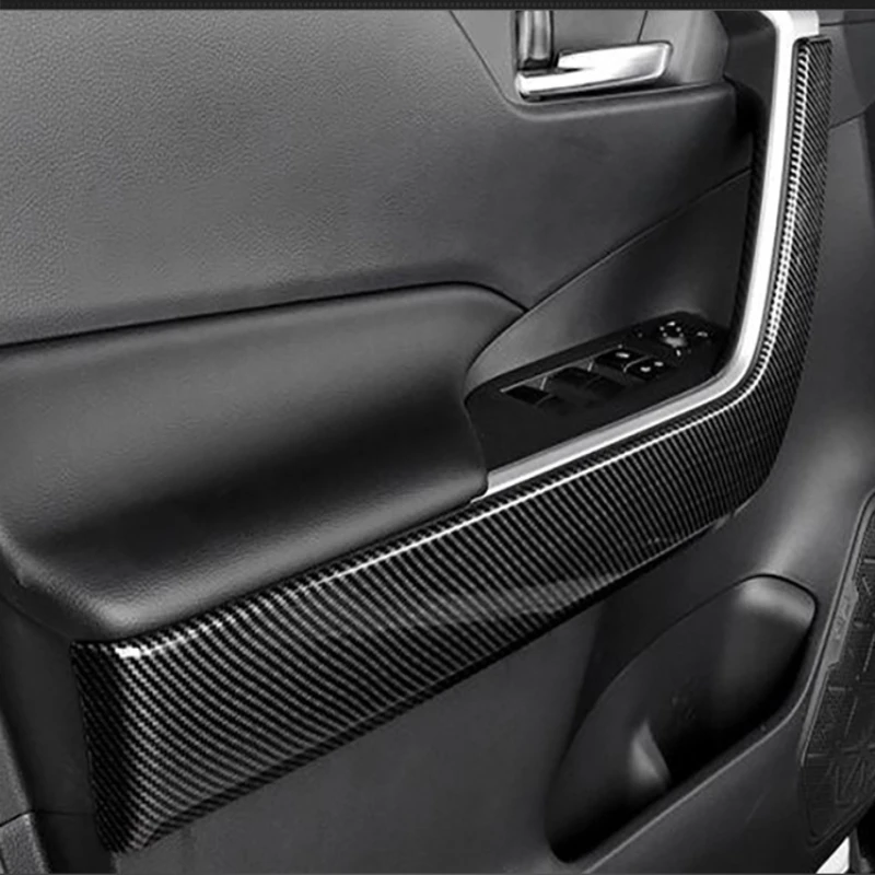 Автомобильный Стайлинг ABS Боковая Дверь Автомобиля Внутренняя Тонкая Отделка Крышки Подлокотника Автоаксессуары Для Toyota RAV4 XA50 2019 2020 2021 2022 2023 - 3