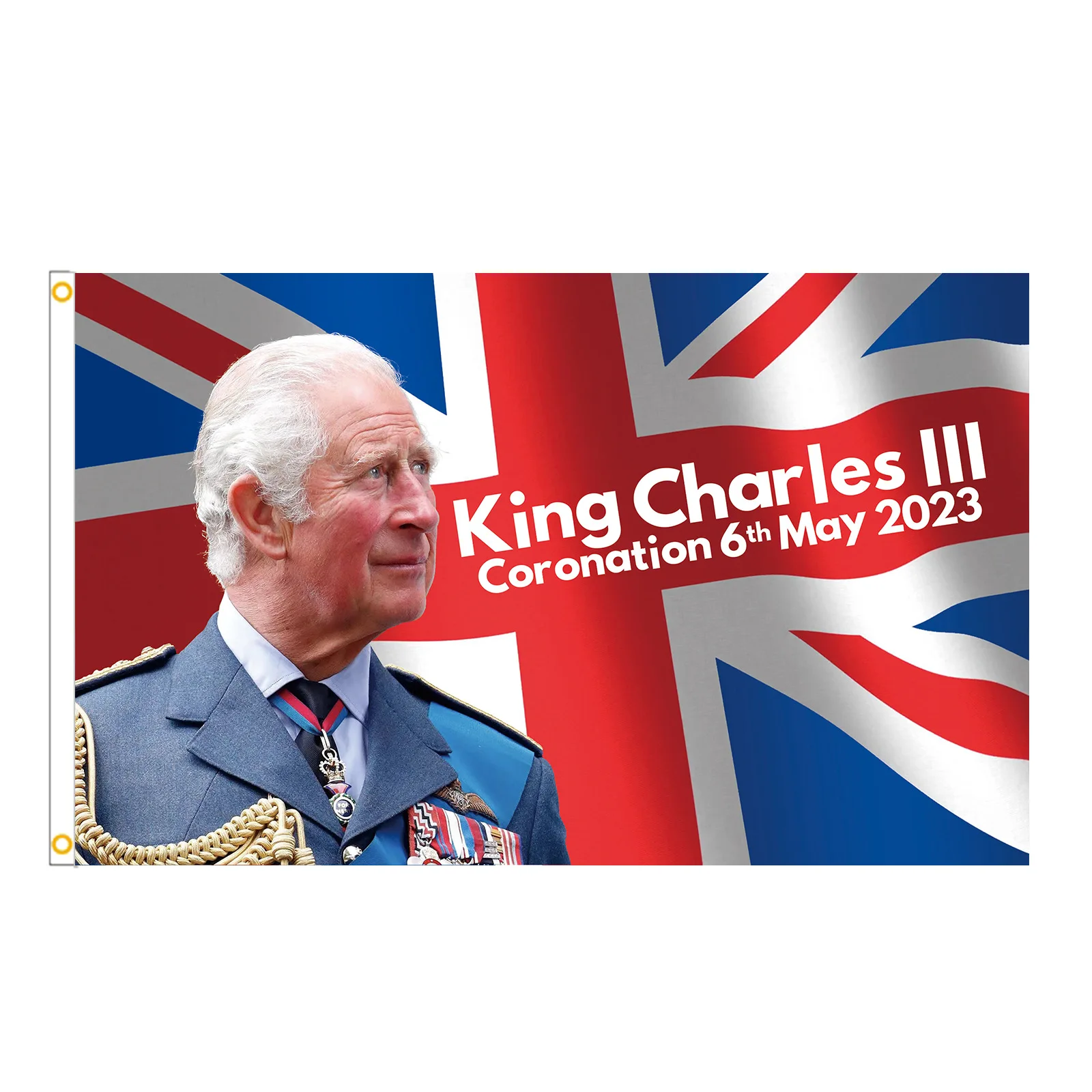 Флаг Содружества Наций 3x5 футов Короля Карла III Новейший 2022-King Charles III King's Flag Полиэфирный Баннер - 3