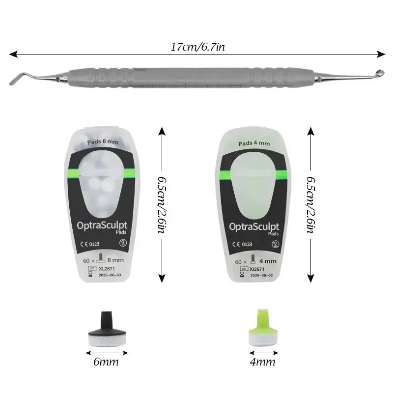 VVDental Dental Optrasculpt Pad Ручка Для Зубной Пены Для Наполнения Смолой Формовочные Инструменты Optrasculpt Composite Light Cure Holder Kits - 3