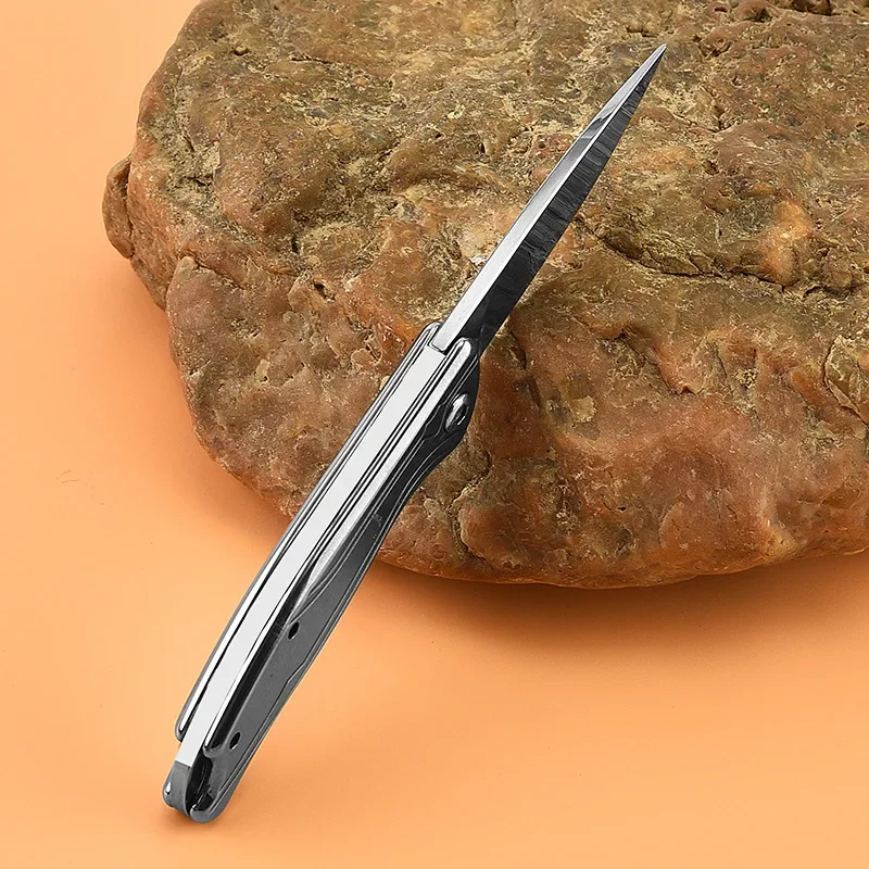 Креативный брелок EDC-нож, титановый нож, походный складной нож для самообороны из цельнометаллической стали высокой твердости - 3