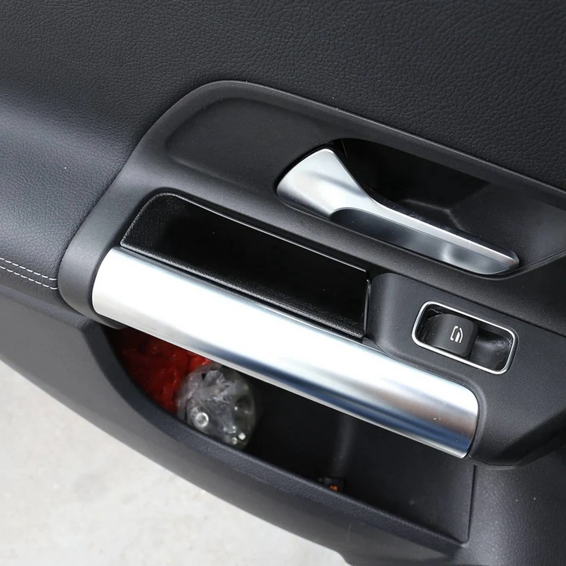 4X Ящик Для Хранения Подлокотника Передней/Задней Двери Автомобиля Mercedes Benz GLA Class H247 2020-2021 Держатель Контейнера Для Укладки И Уборки - 3