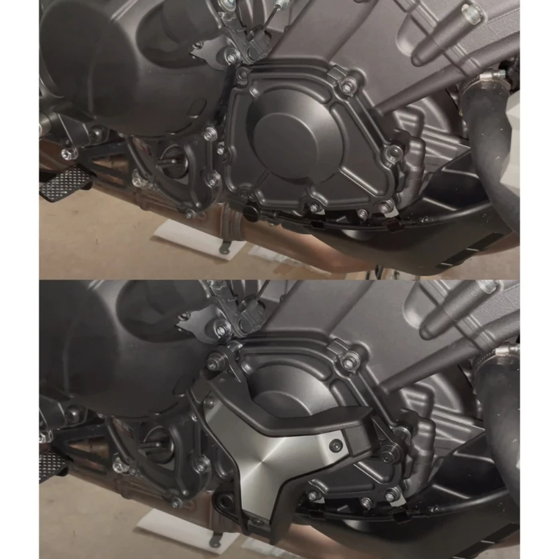 Защита мотоцикла от падения-Защита двигателя, Защитные ползунки рамы - 4