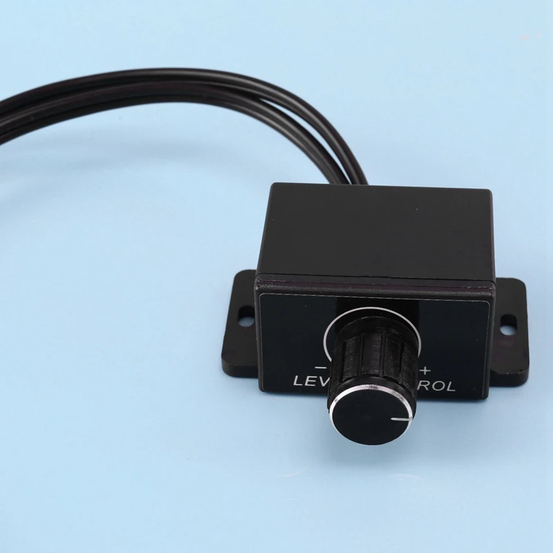 4X Автомобильный домашний аудиоусилитель Bass RCA Регулятор уровня усиления громкости LC-1 Черный - 4