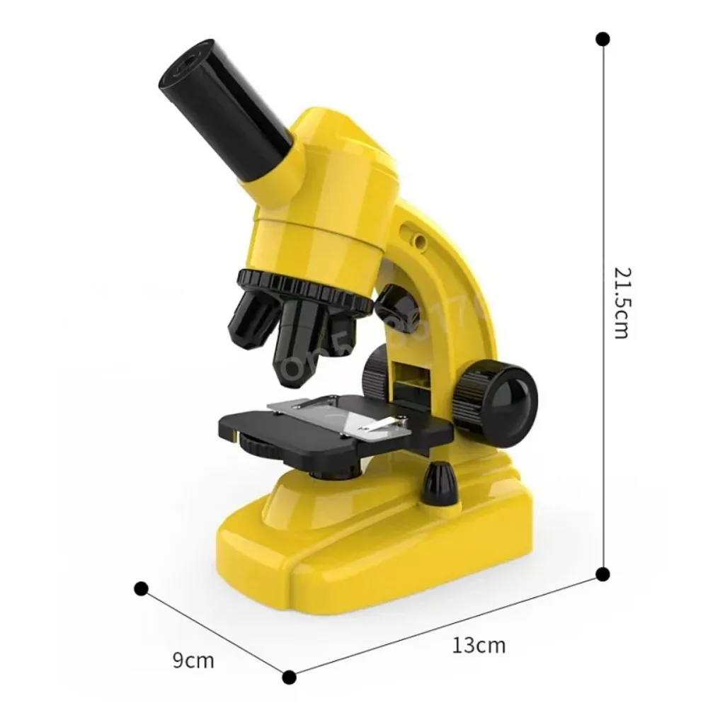 Детский микроскоп 1600x биологическая оптика HD микроскоп, набор микроскопов для научных экспериментов для учащихся начальной школы, подарок - 4