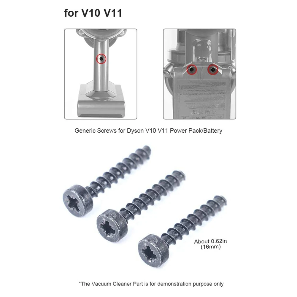 Универсальные Винты для Пылесоса Dyson V6 V7 V8 V10 V11 Блок Питания/Аккумулятор SV09 SV10 SV11 SV12 SV14 A - 4