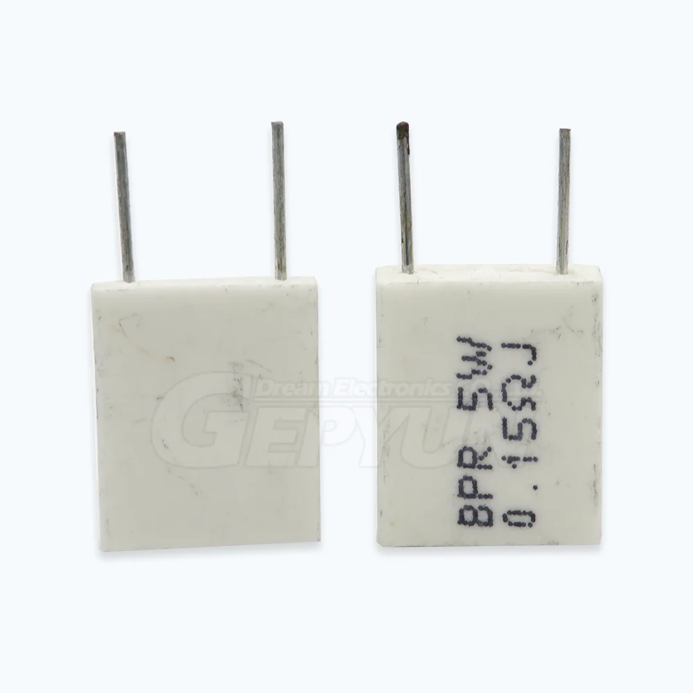 10шт BPR56 5 Вт Неиндуктивный Керамический Цементный Резистор 0,01 0,02 0,05 0,15 0,25 0,47 Ом 0,1 R 0,22R 0,33R 0,2R 0,5R - 4