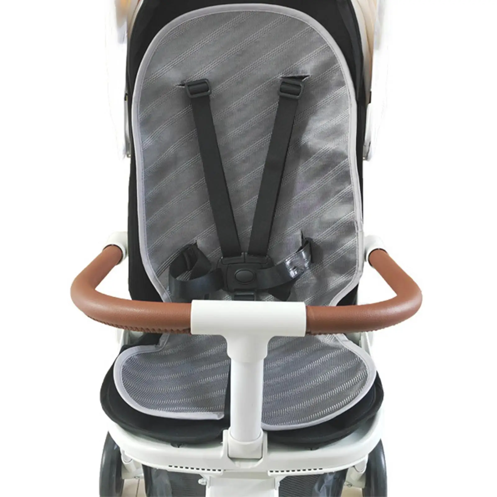Летняя Охлаждающая накладка для сиденья Многофункциональный охлаждающий коврик для сиденья Коврик для охлаждения сиденья коляски для детского обеденного стула Детское сиденье безопасности - 4