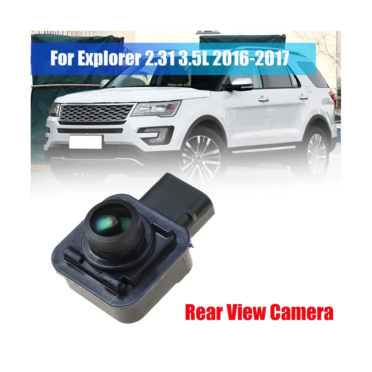 GB5T-19G490-AB Новая камера заднего вида, камера заднего хода, парковочная камера, резервная камера для Ford Explorer 2016-2017 - 4