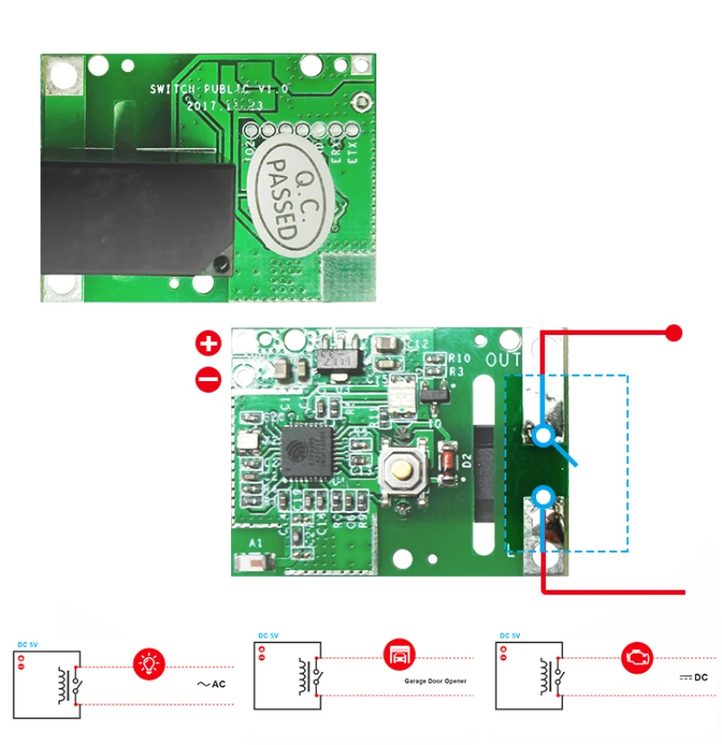 SONOFF Wifi RE5V1C 5V DC Smart Switch Релейный Модуль Автоматизации Умного Дома Для eWeLink Alexa Google Home APP /Голосовое Управление - 4