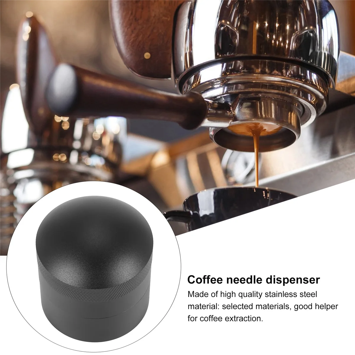 58 мм Ручной Кофейный порошок для Бариста, Эспрессо, Латте, Распределитель для вскрытия кофе, инструмент для выравнивания кофейного порошка игольчатого типа - 4