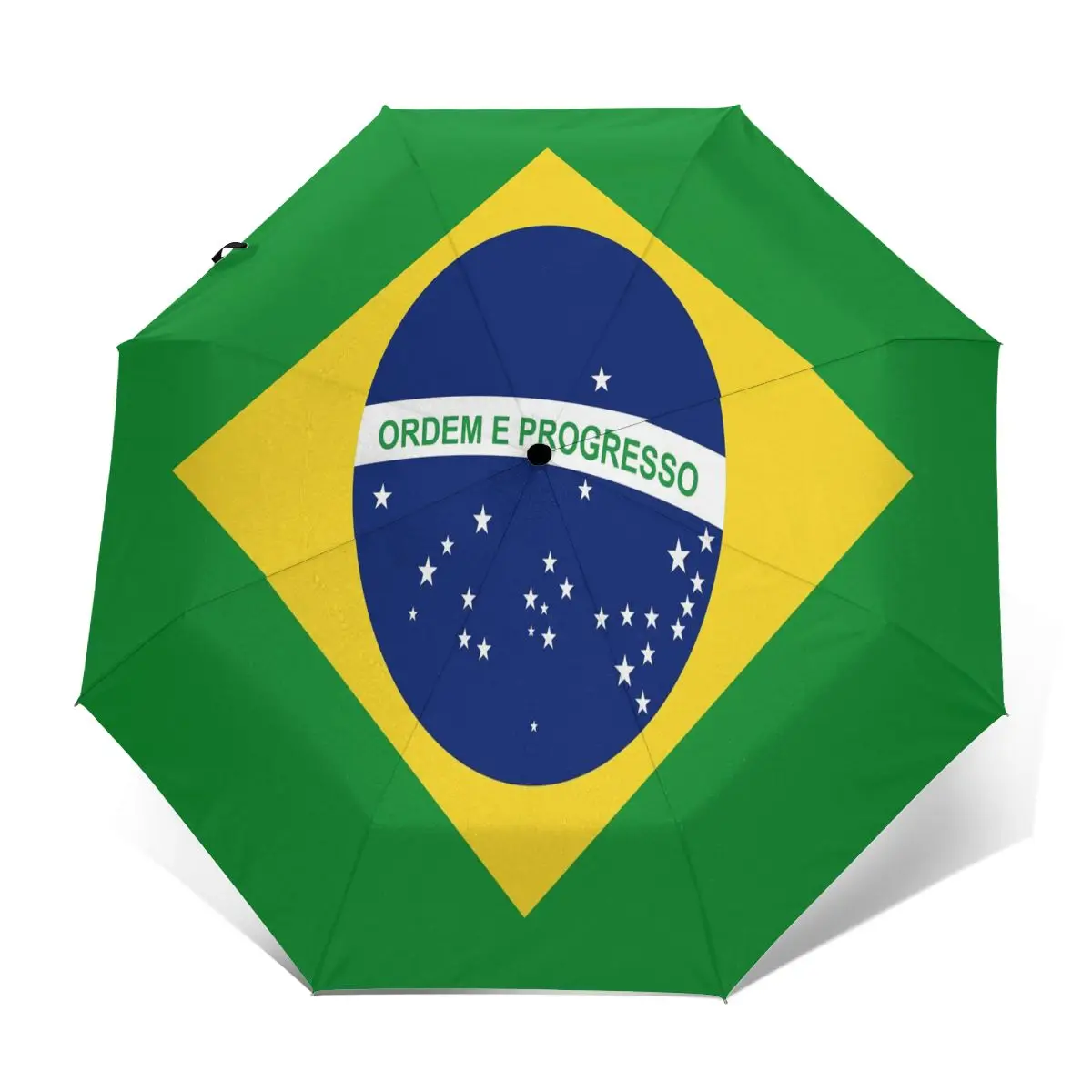 Ветрозащитный автоматический складной перевернутый зонт с флагом Бразилии Портативный Paraguas для мужчин и женщин - 4