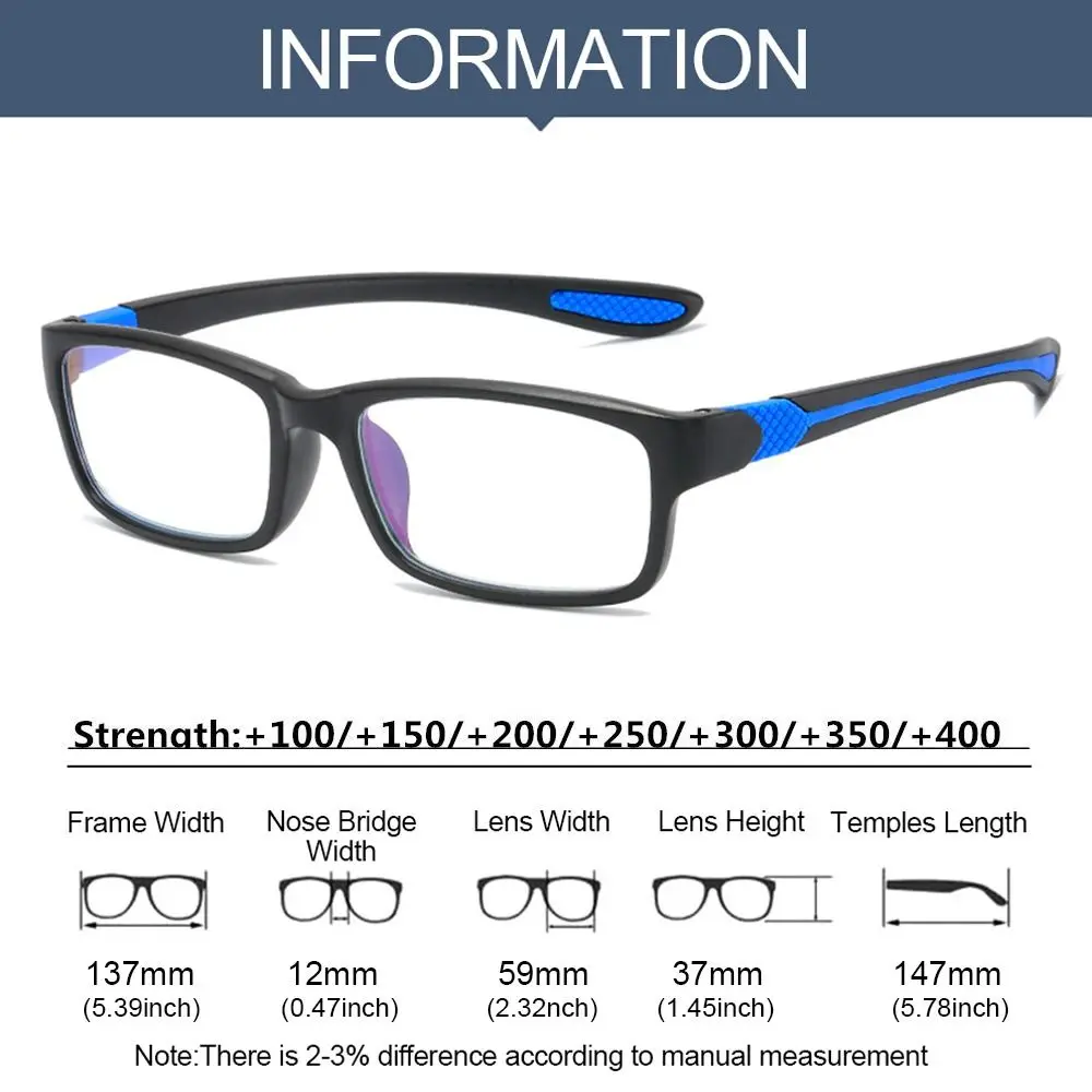 Защита глаз, простая дальнозоркость, оптические очки, очки для пресбиопии, сверхлегкие очки, очки для чтения, защита от синего света - 4