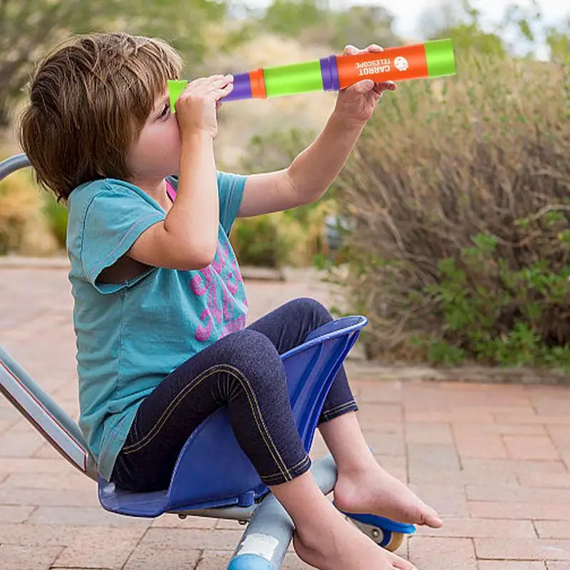 Креативный детский монокулярный телескоп на открытом воздухе, игрушка на открытом воздухе, Забавная игра, Игрушки для детей в возрасте от 3 лет, обучающий подарок - 4
