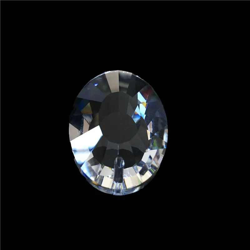 прозрачное овальное кольцо в форме хрустального стекла диаметром 38 мм-76 мм, подвесная осветительная призма в виде капли - 4