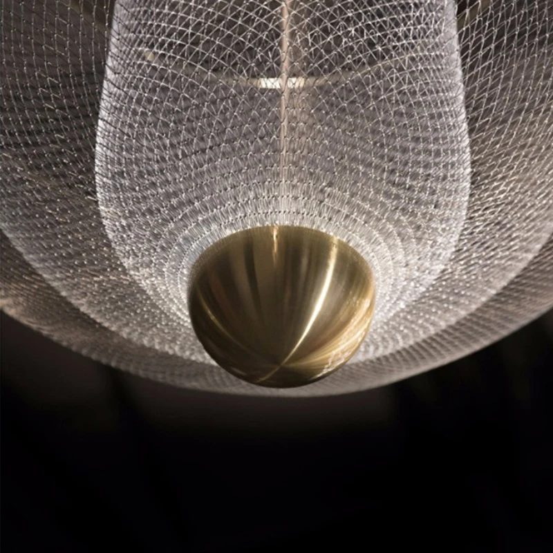 Дизайнерская люстра в скандинавском стиле Освещение для столовой люстра Meshmatics Люстра Art Home Decor Люстра Meshmatics - 4