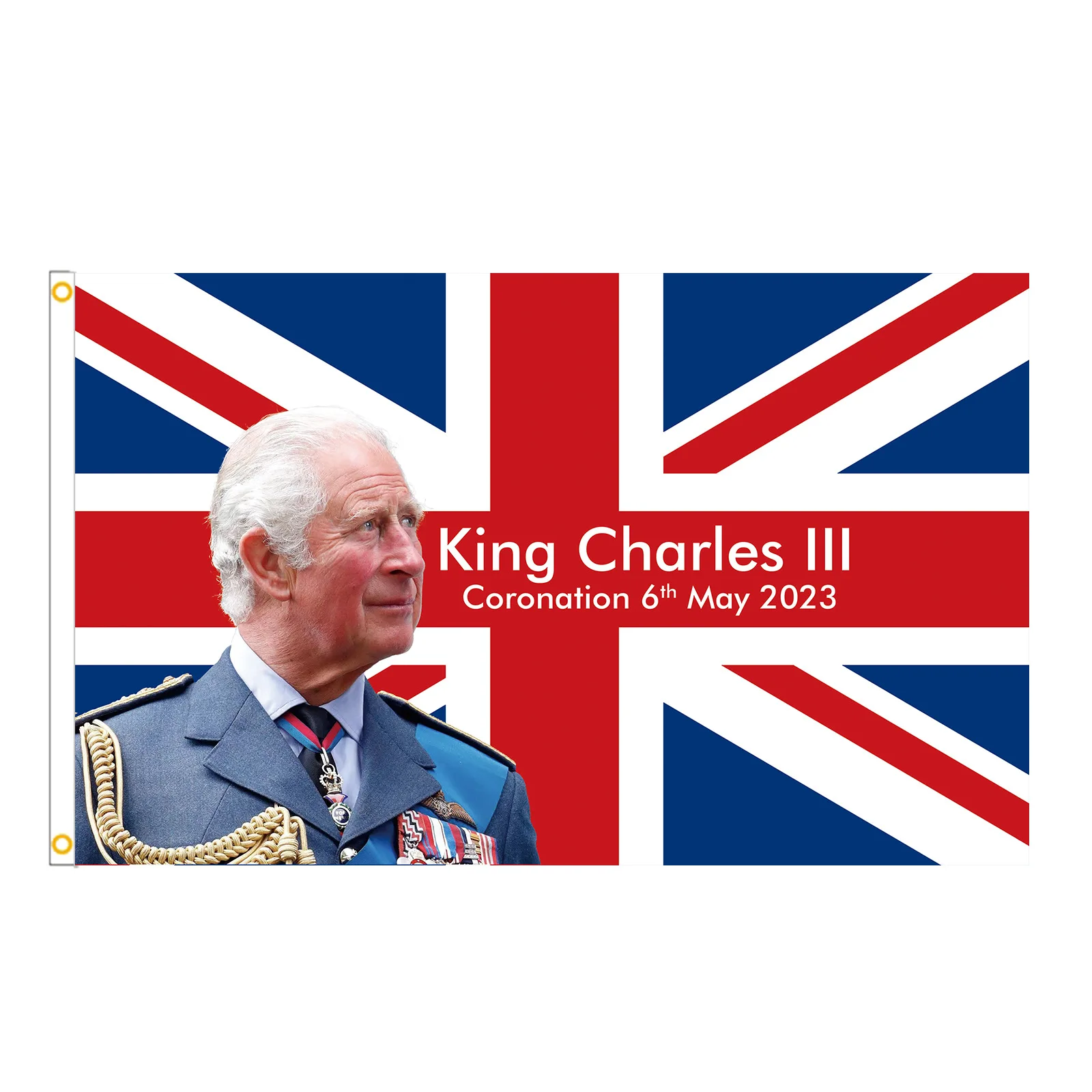 Флаг Содружества Наций 3x5 футов Короля Карла III Новейший 2022-King Charles III King's Flag Полиэфирный Баннер - 4