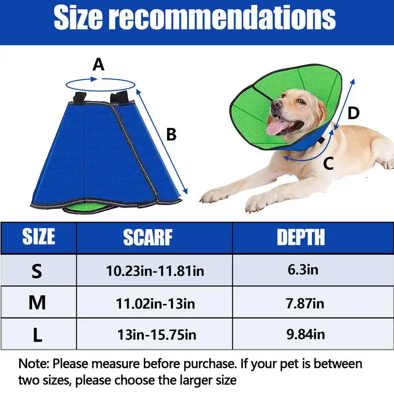 Ошейник с конусом для собак, ошейник из ткани Оксфорд, удобный конус, защищающий от укусов, Товары для домашних животных, конусы для собак среднего размера - 5