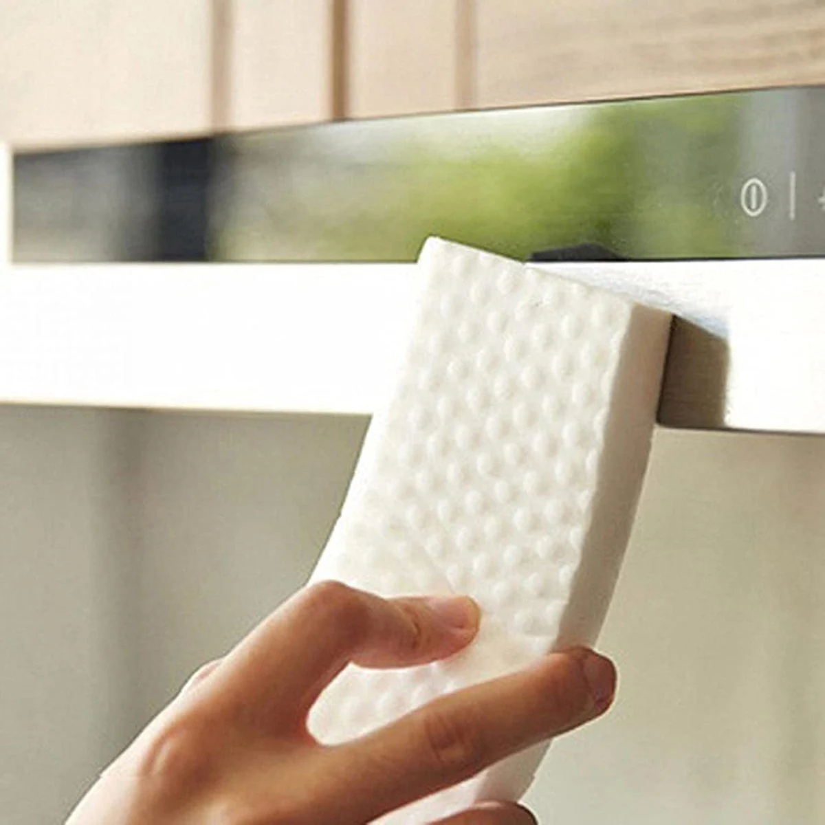 10 Штук волшебной губки-ластика для чистки многофункционального усовершенствованного пеноочистителя Nano Wiper, чистящая прокладка для бытовой уборки - 5