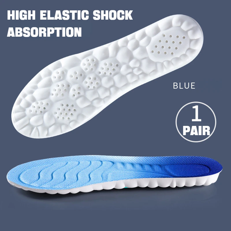 4D Массажные стельки для поддержки свода стопы при подошвенном фасциите, ортопедические вставки, спортивные амортизирующие нескользящие накладки для обуви - 5