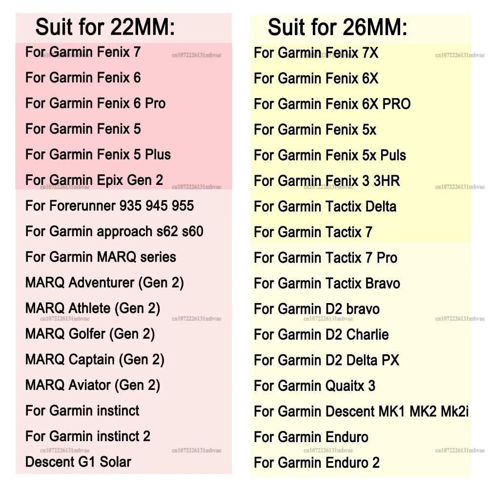 22 мм 26 мм Силиконовый Ремешок Для Garmin Fenix 7 7X 6X 6Pro 5X 5Plus Быстроразъемный Браслет MK1 MK2 MK2i Смарт-Браслет Tactix Delta - 5