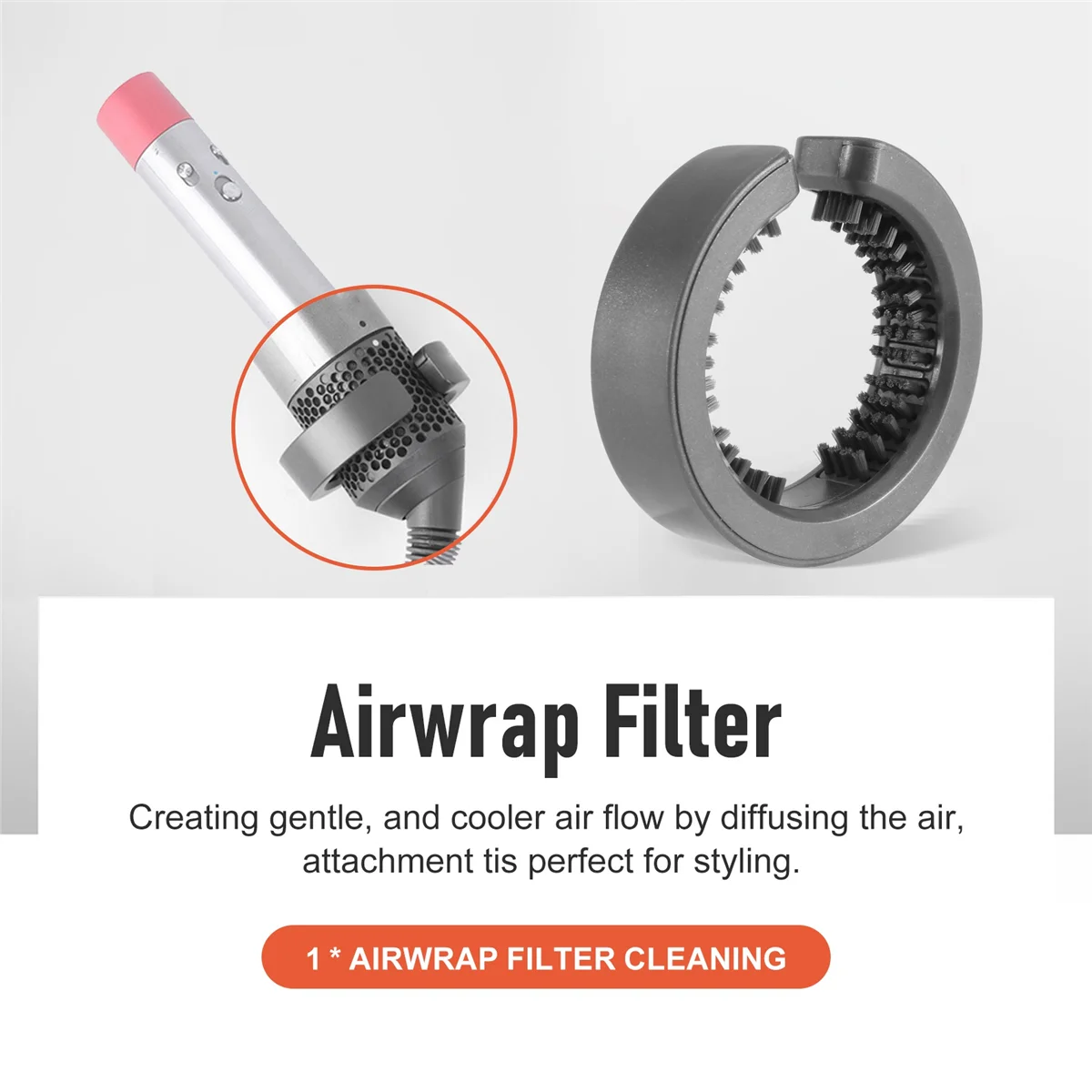 Для очистки фильтра Dyson Airwrap HS01 Насадка для очистки фильтра 969760-01 Портативные Пылезащитные Аксессуары для воздуходувки - 5