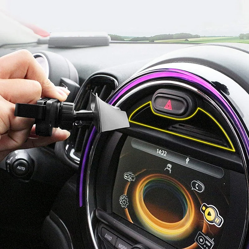 Центральная панель управления автомобиля Навигационный держатель телефона для MINI Cooper F54 F55 F56 F57 F60 - 5