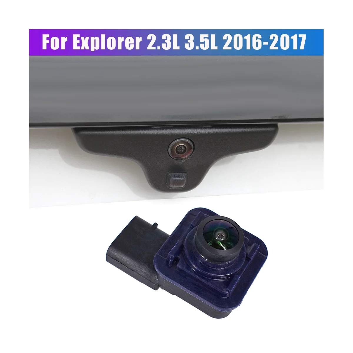 GB5T-19G490-AB Новая камера заднего вида, камера заднего хода, парковочная камера, резервная камера для Ford Explorer 2016-2017 - 5