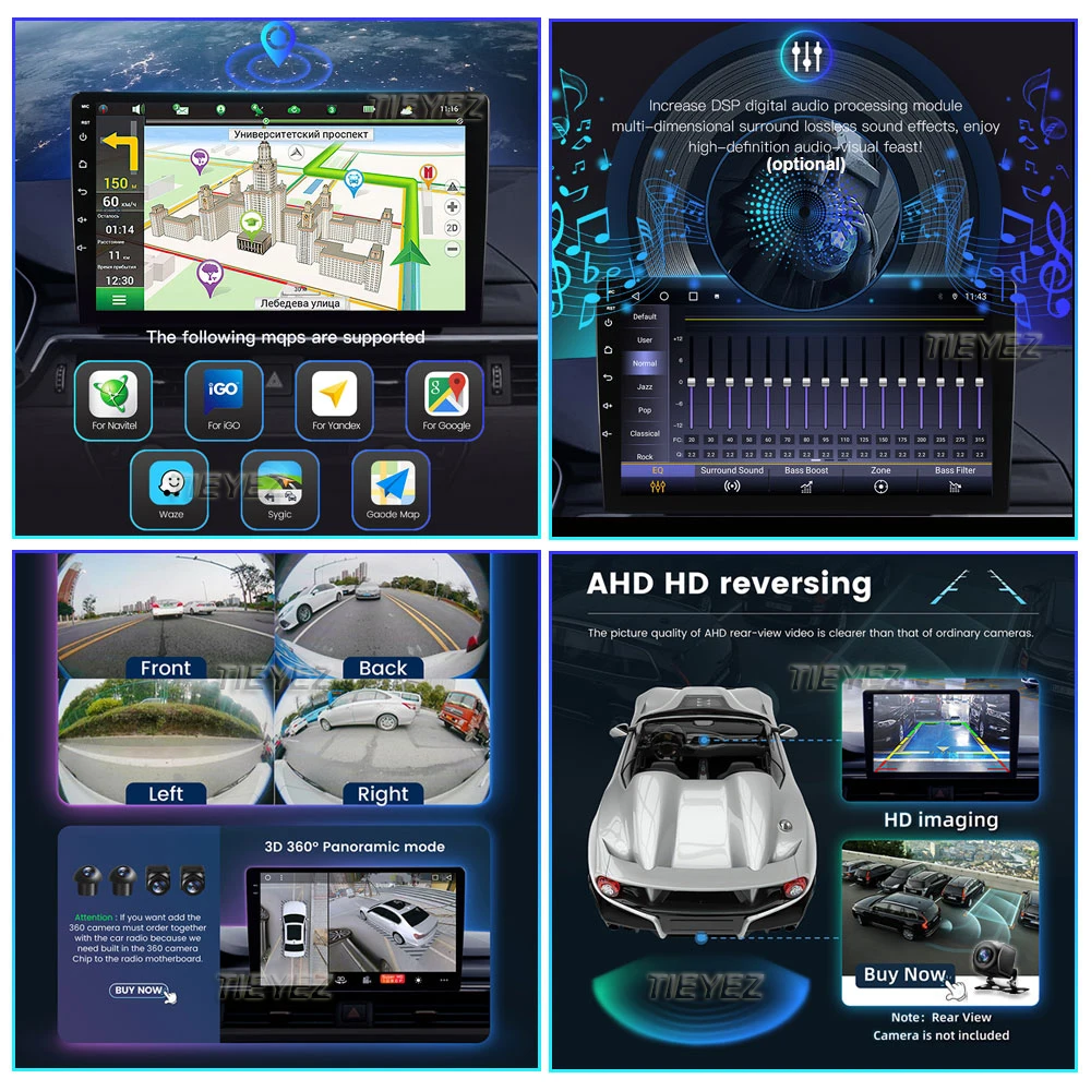 Для Mercedes Benz Smart Fortwo 2006 2007 2008 2009 2011-2015 Автомобильный Радио Мультимедийный Плеер Android 13 Carplay Навигация GPS 8G - 5
