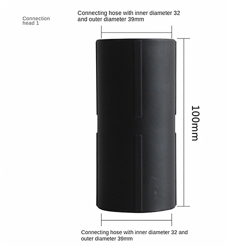 8ШТ. Преобразователь пылевого фильтра для пылесоса, Переходная головка для шланга с внутренним диаметром 32/40/50 мм - 5