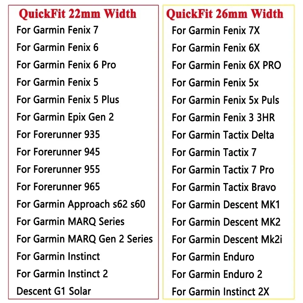 Сменный Ремешок 22-26 мм Для Garmin Tactix Delta 7 Pro Epix Gen 2 Смарт-Ремешок Для Часов Fenix 6X 7X 5X MK1 MK2i Кожаный Браслет - 5