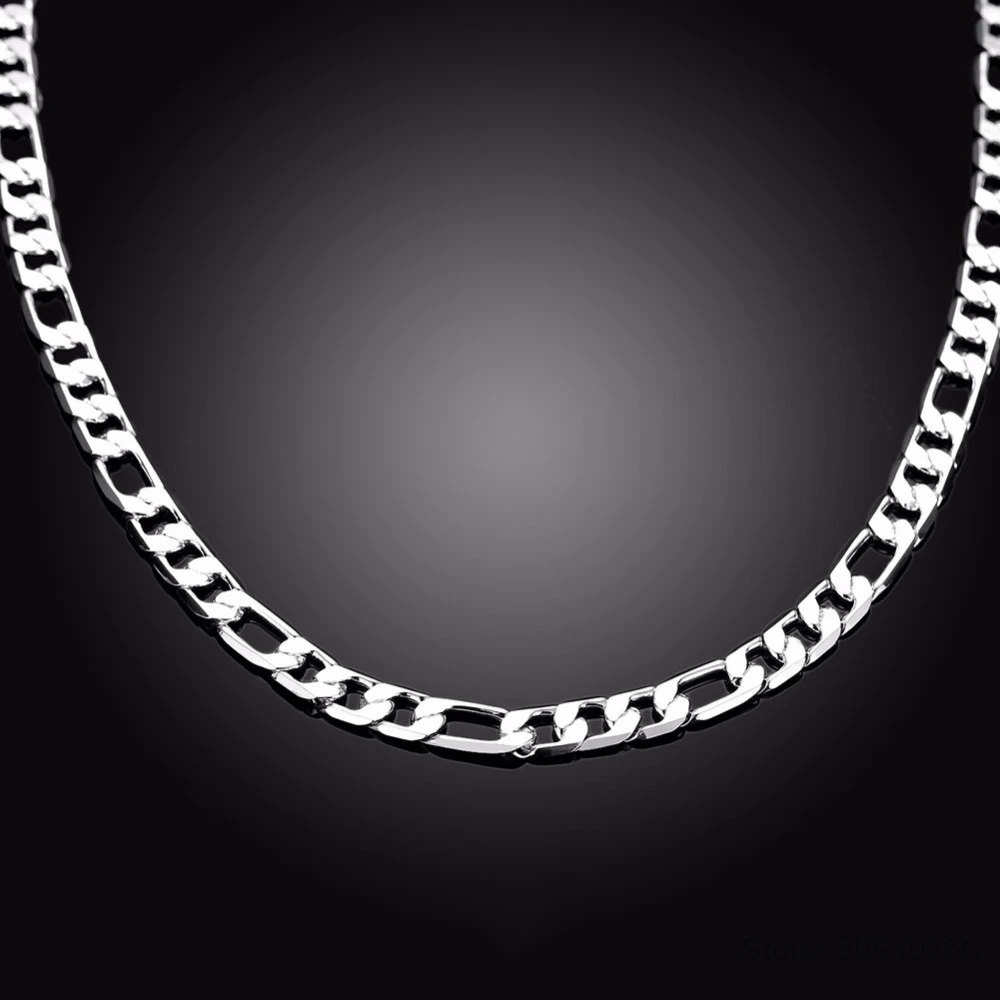 Высококачественное мужское ожерелье 4 мм/6 мм/8/Мм/10 мм 20