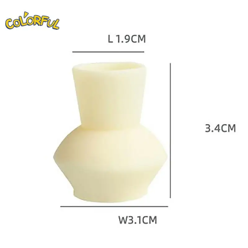 1 шт. Миниатюрная простая мини-ваза для крема, аксессуары для кукольного домика, модель мини-цветочной композиции в масштабе 1:12 - 5