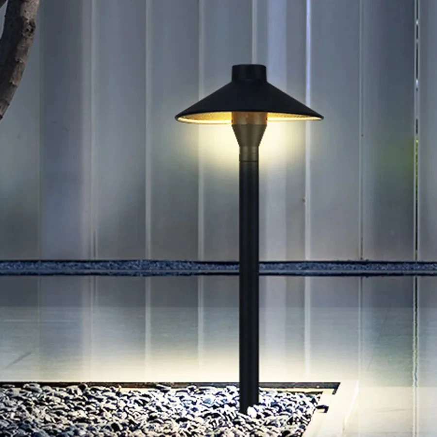 Современный светодиодный газон свет открытый водонепроницаемый освещения алюминиевый Вилла двор пейзаж свет сад парк путь фонари - 5