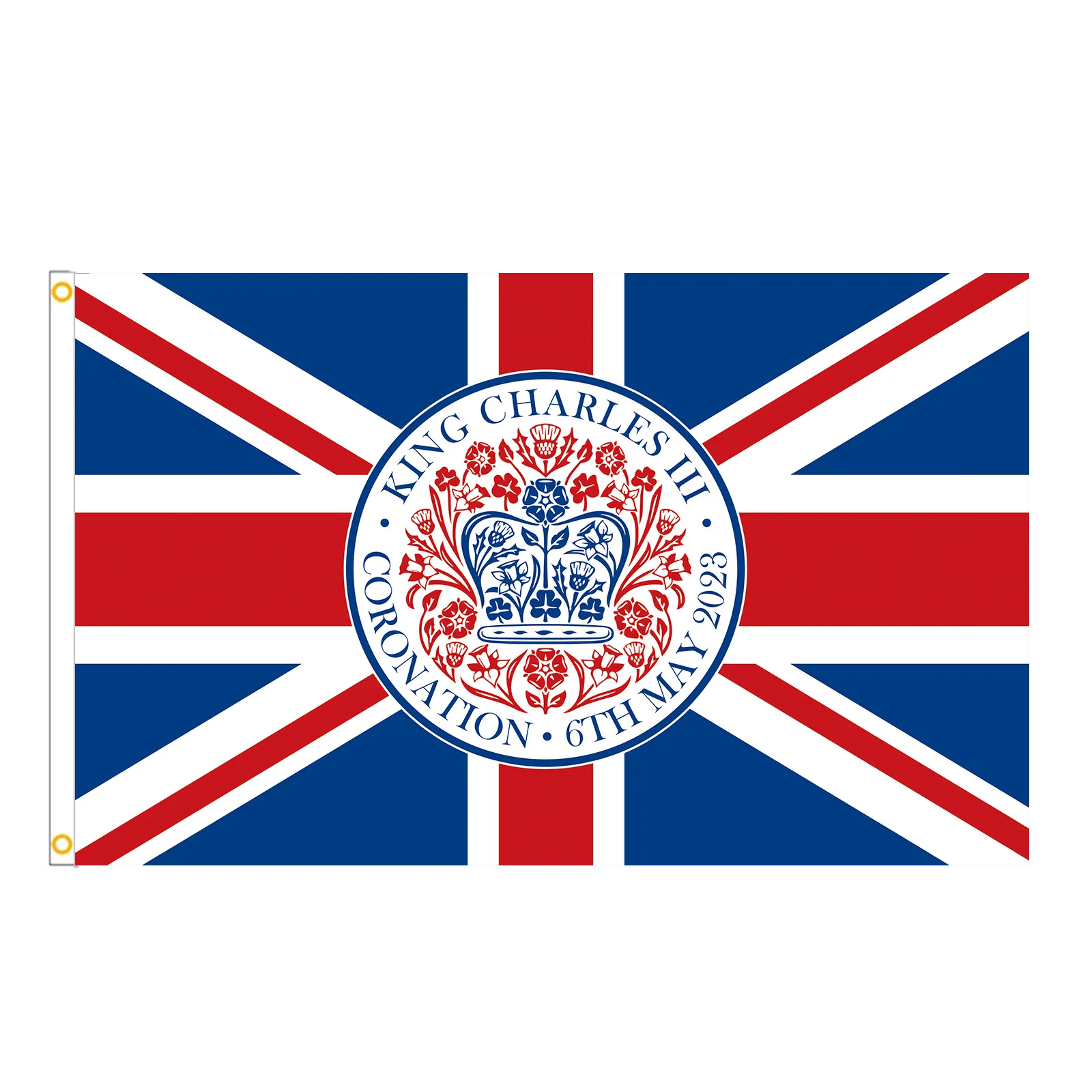 Флаг Содружества Наций 3x5 футов Короля Карла III Новейший 2022-King Charles III King's Flag Полиэфирный Баннер - 5